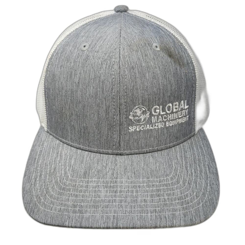 Outdoor Cap Trucker Hat Gray One Size Global Machinery Specialized Equipment